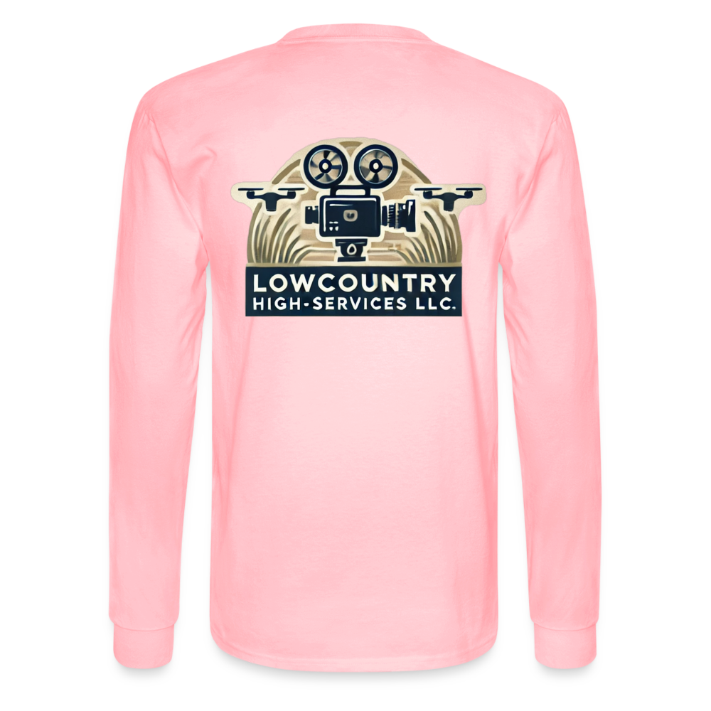 Men's Long Sleeve T-Shirt #2 - Lowcountry High-Services LLC - pink