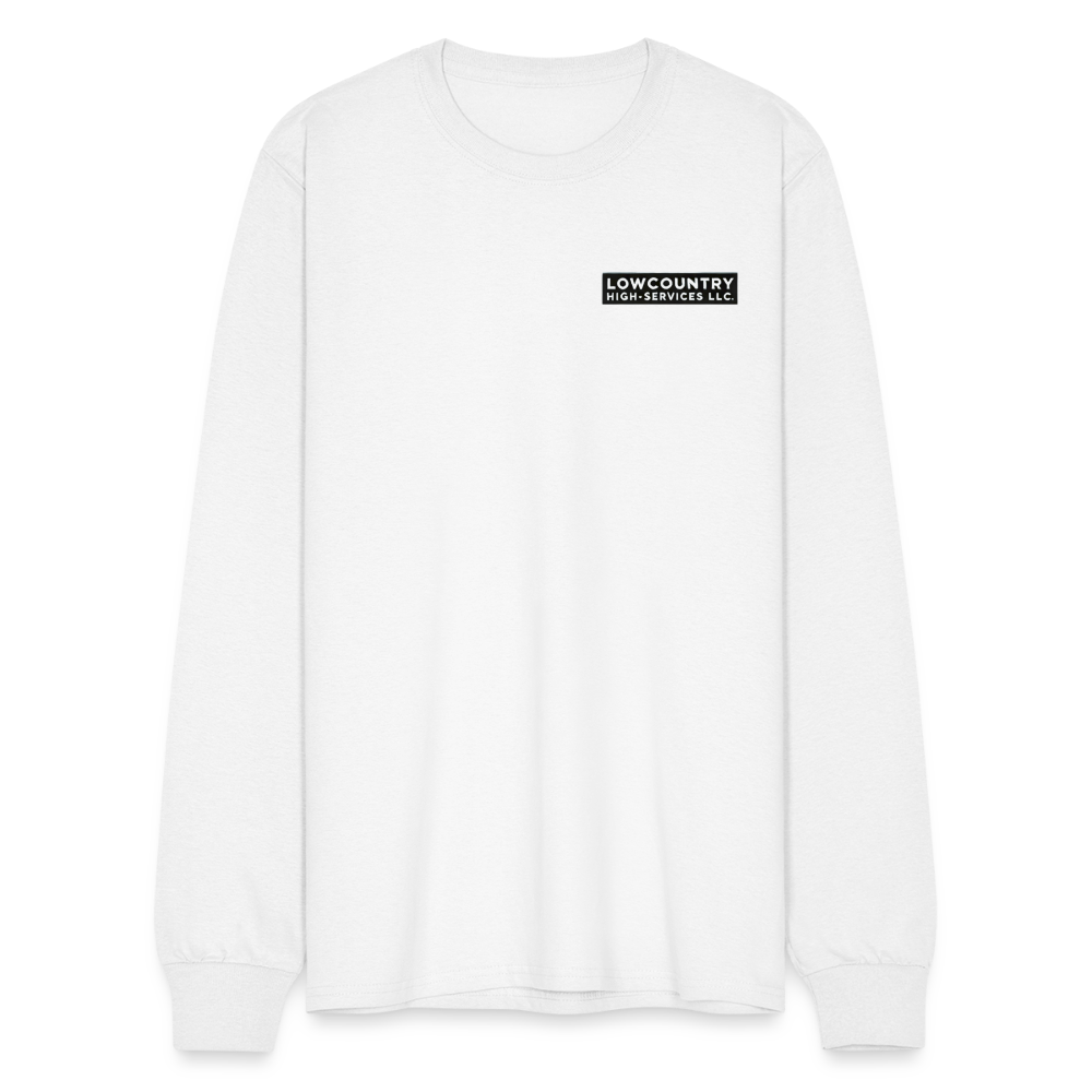 Men's Long Sleeve T-Shirt #2 - Lowcountry High-Services LLC - white
