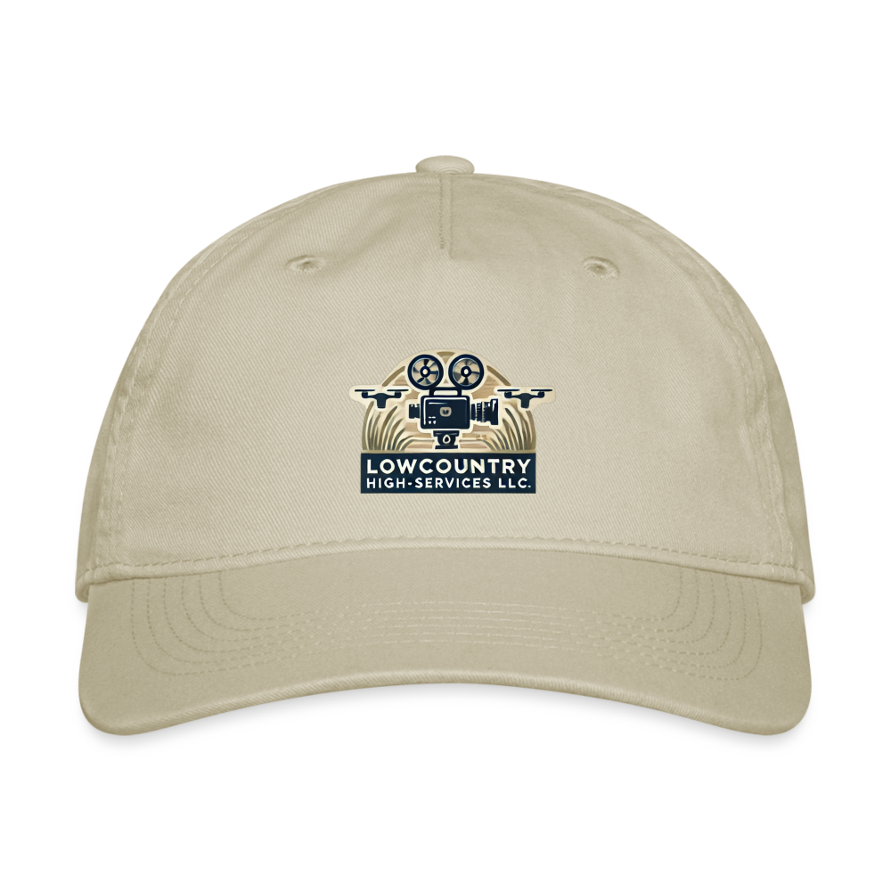 Lowcountry High-Services LLC - Organic Baseball Cap - khaki