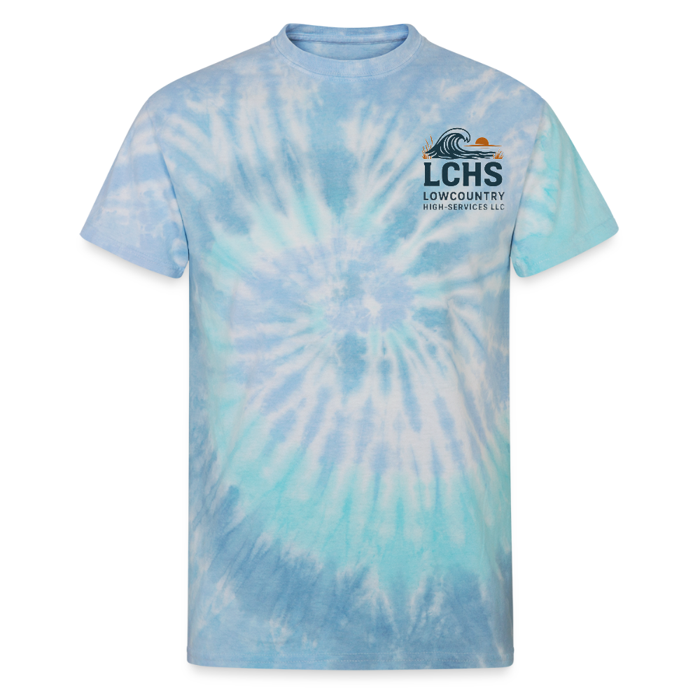 LCHS Unisex Tie Dye T-Shirt - blue lagoon