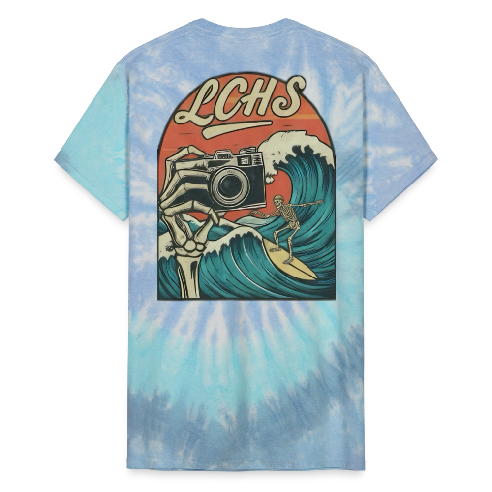 LCHS Unisex Tie Dye T-Shirt - blue lagoon