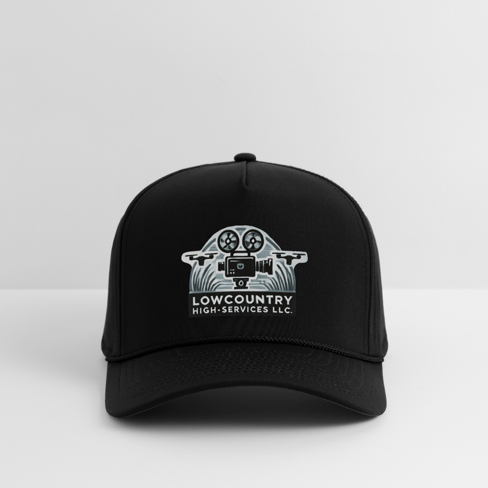 Lowcountry High-Services LLC - Rope Cap - black/black