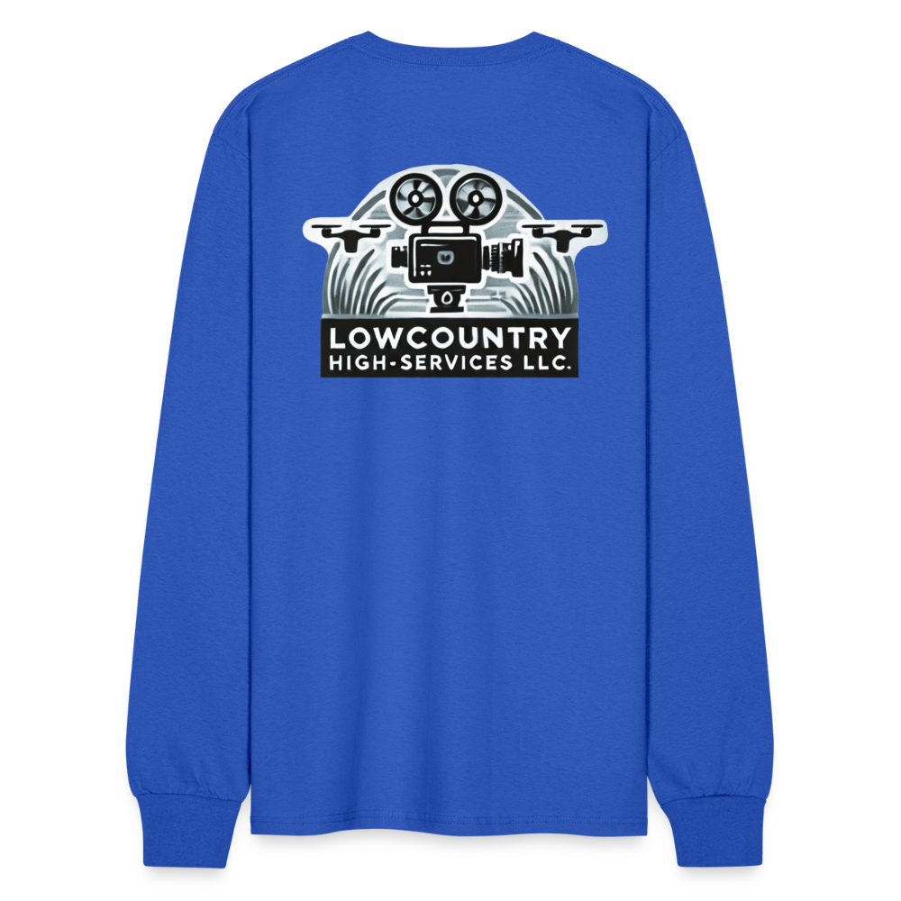 Men's Long Sleeve T-Shirt - Lowcountry High-Services LLC - royal blue