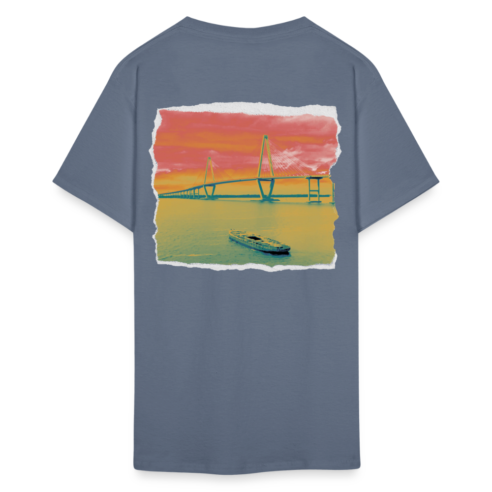 Lowcountry High-Services LLC - Bridge Graphic - Unisex Classic T-Shirt - denim