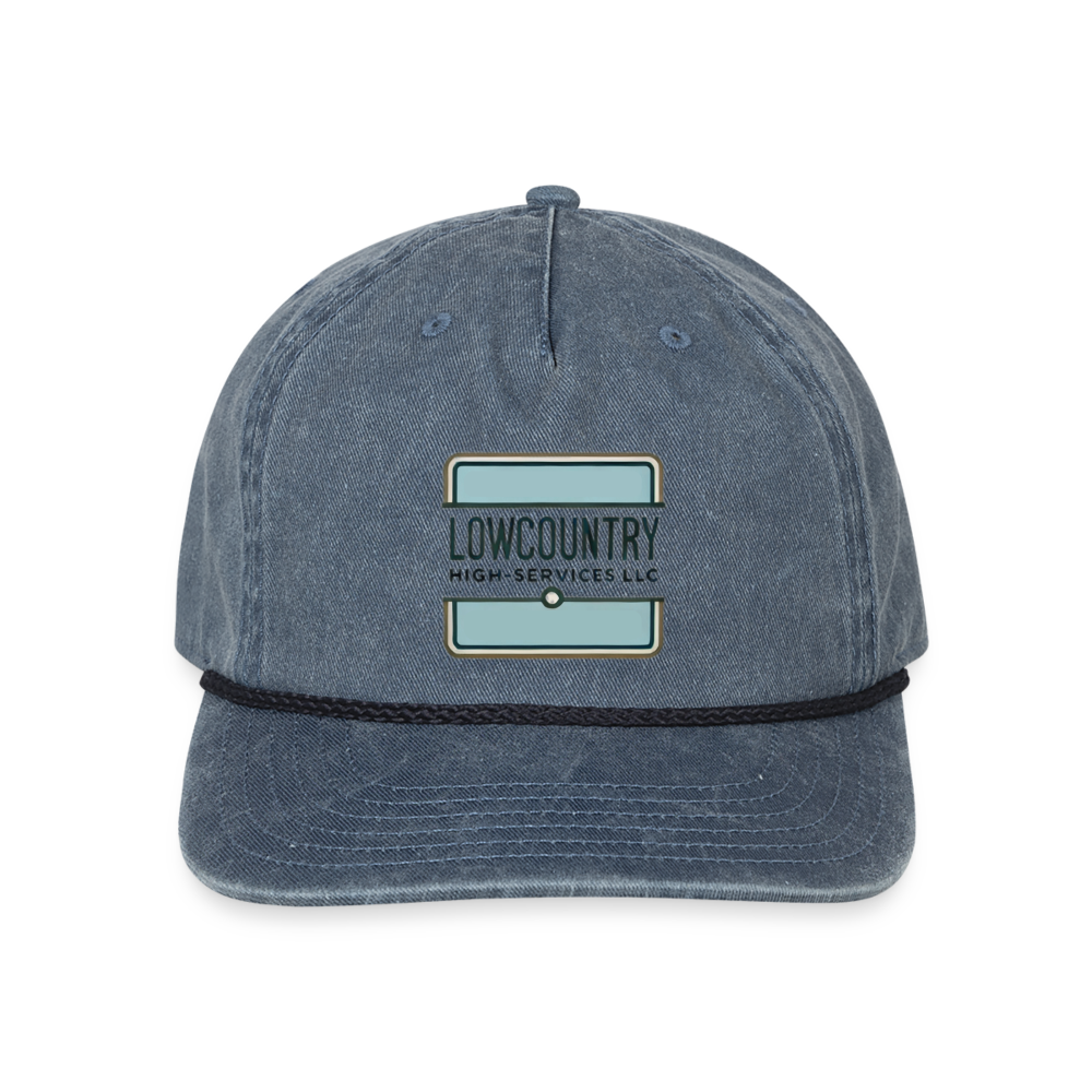 LCHS' - Vintage Washed Rope Cap - washed navy