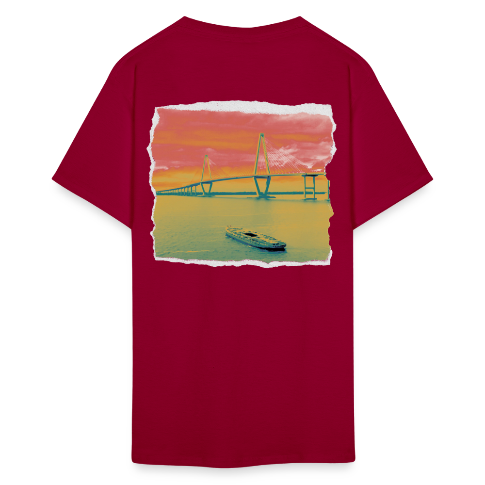 Lowcountry High-Services LLC - Bridge Graphic - Unisex Classic T-Shirt - dark red