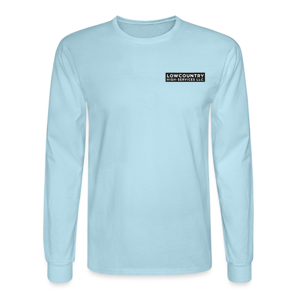 Men's Long Sleeve T-Shirt #2 - Lowcountry High-Services LLC - powder blue