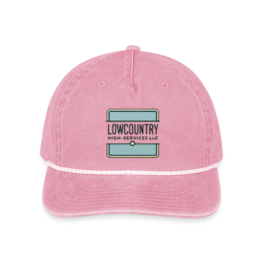 LCHS' - Vintage Washed Rope Cap - washed pink