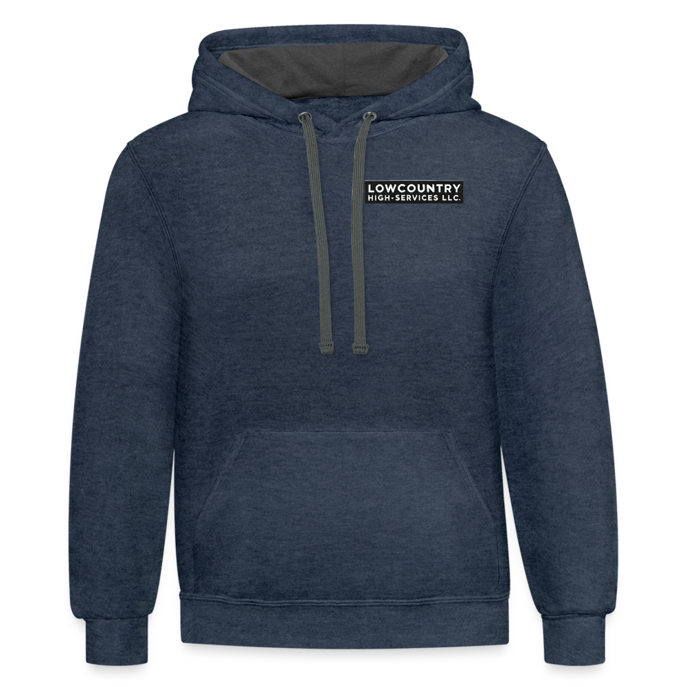 Lowcountry High-Services LLC - Hoodie - indigo heather/asphalt