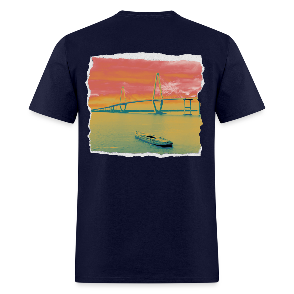 Lowcountry High-Services LLC - Bridge Graphic - Unisex Classic T-Shirt - navy