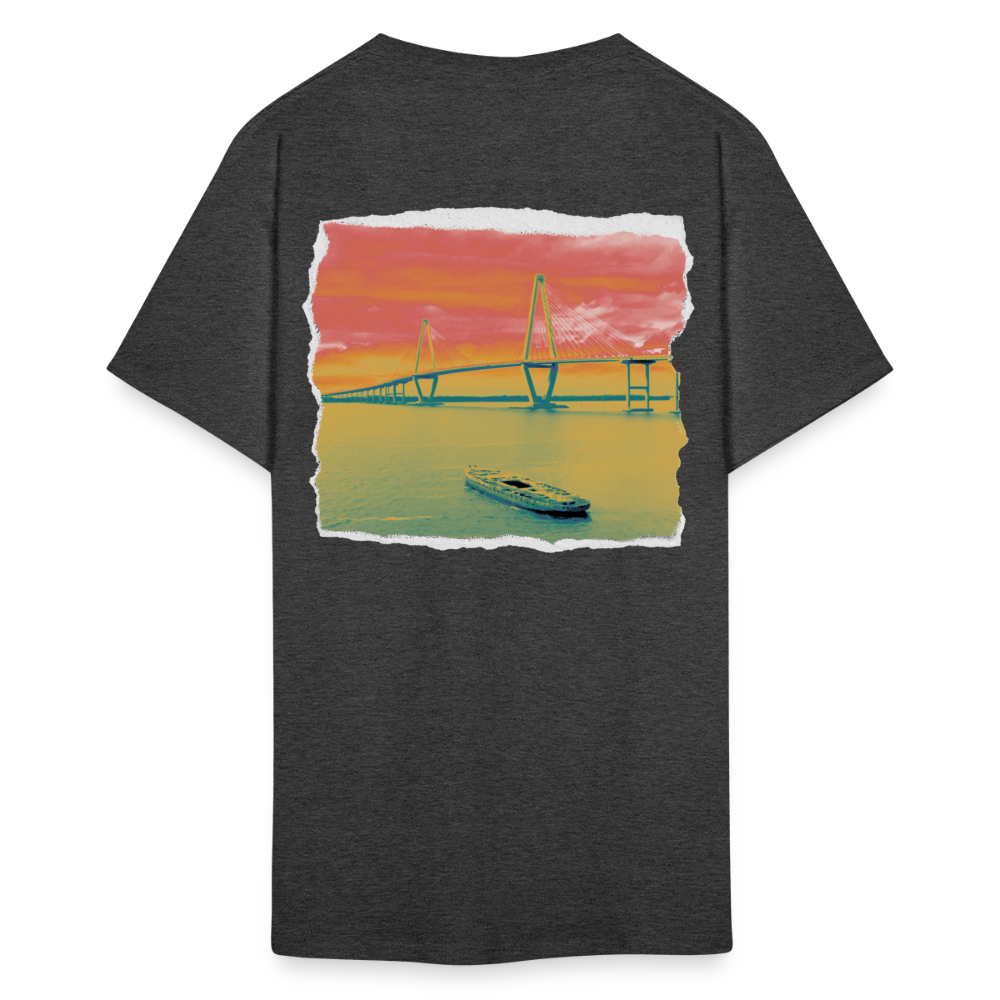 Lowcountry High-Services LLC - Bridge Graphic - Unisex Classic T-Shirt - heather black