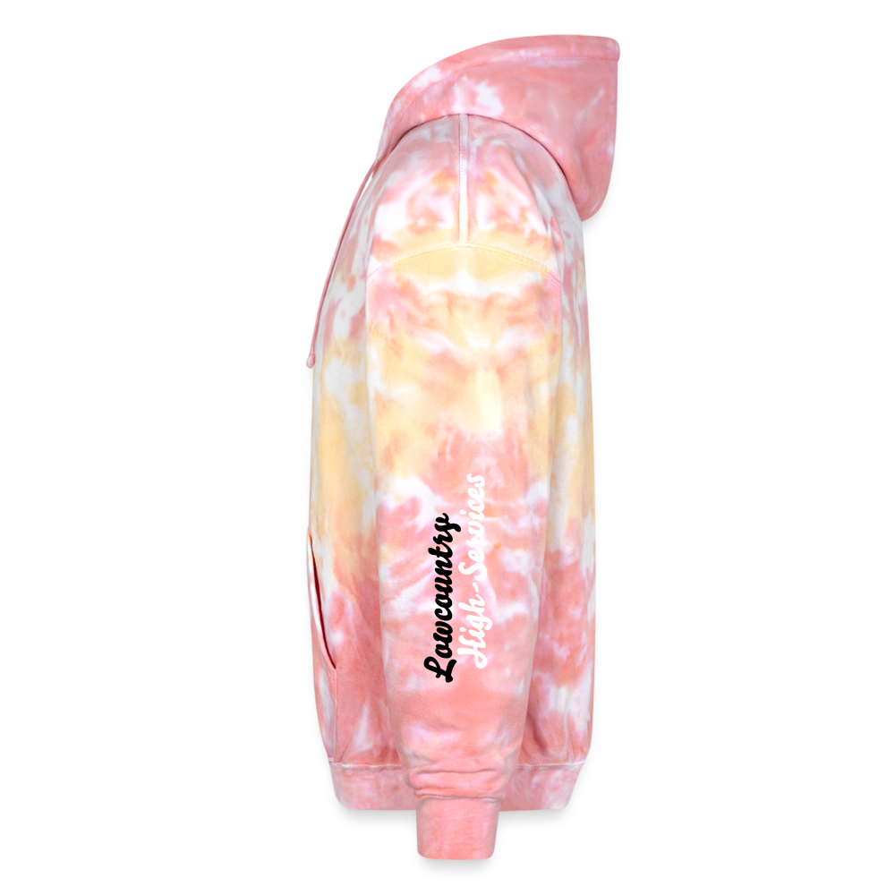 Lowcountry High-Services LLC - Adult Tie Dye Hoodie (No back graphic) - funnel cake