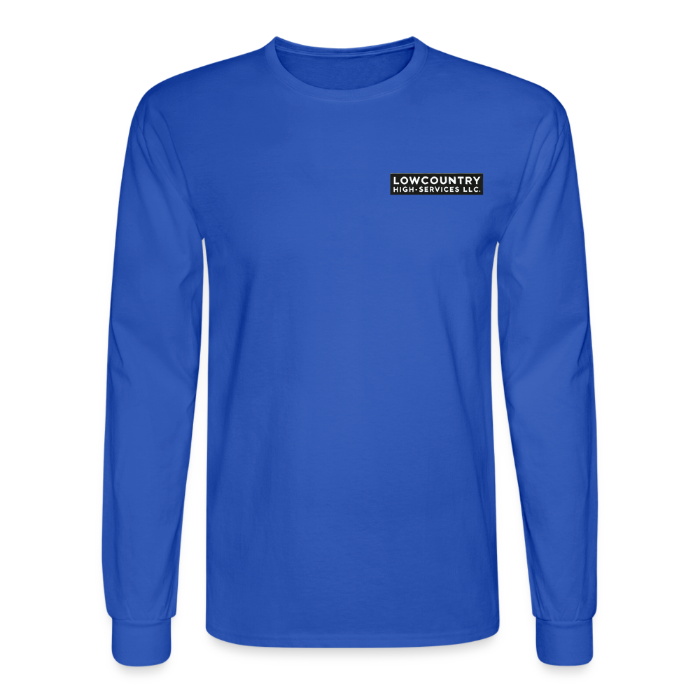 Men's Long Sleeve T-Shirt - Lowcountry High-Services LLC - royal blue