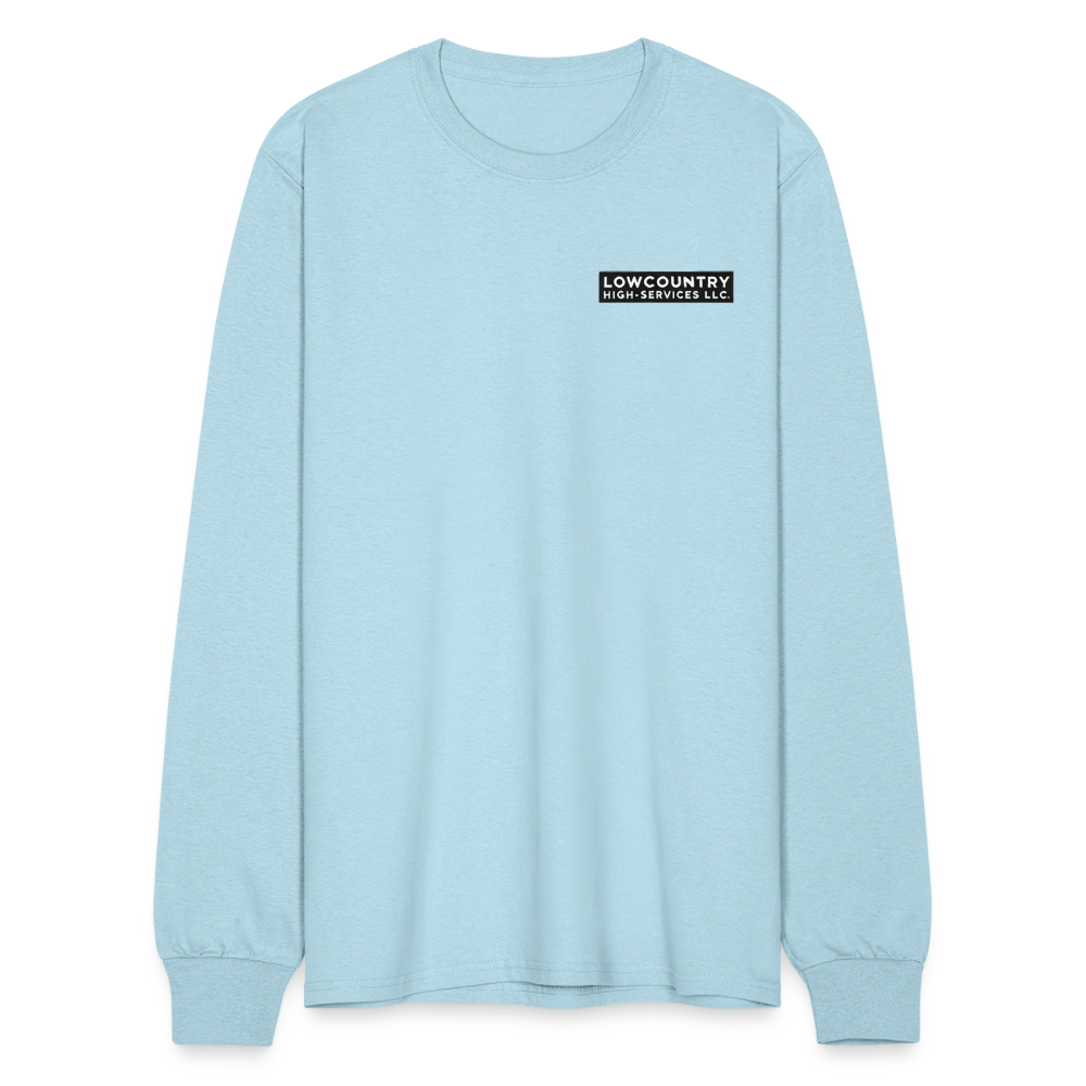Men's Long Sleeve T-Shirt #2 - Lowcountry High-Services LLC - powder blue