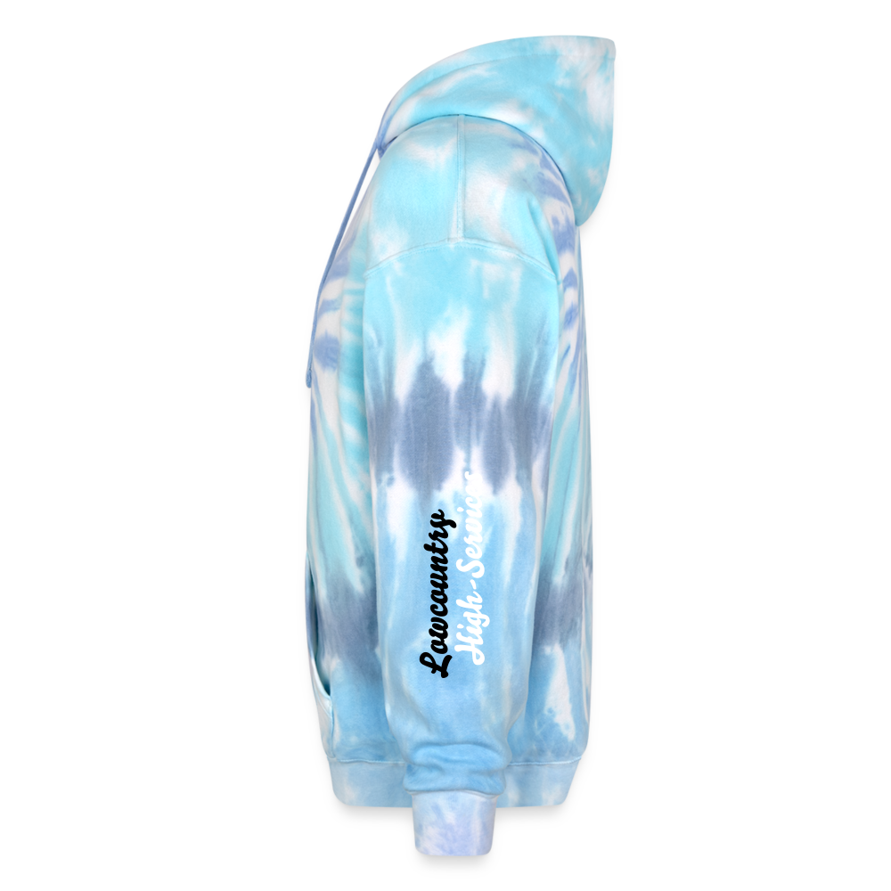 Lowcountry High-Services LLC - Adult Tie Dye Hoodie - blue lagoon
