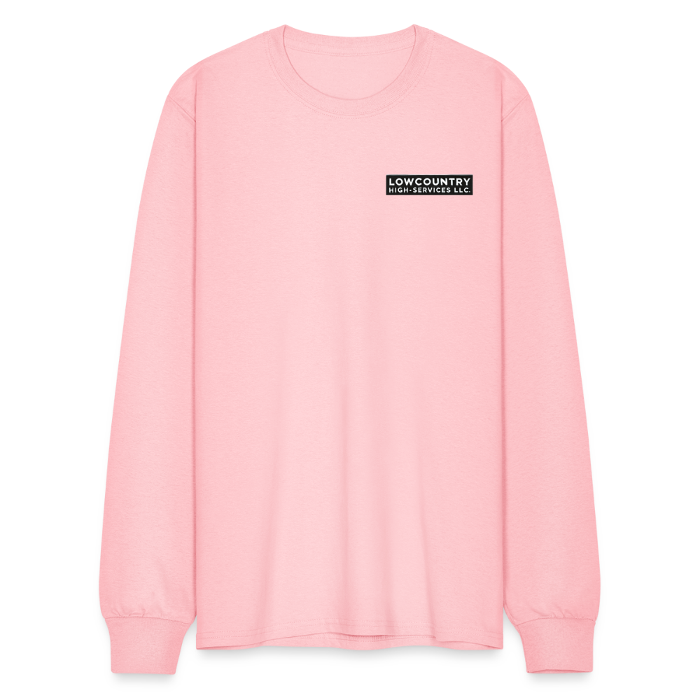 Men's Long Sleeve T-Shirt #2 - Lowcountry High-Services LLC - pink