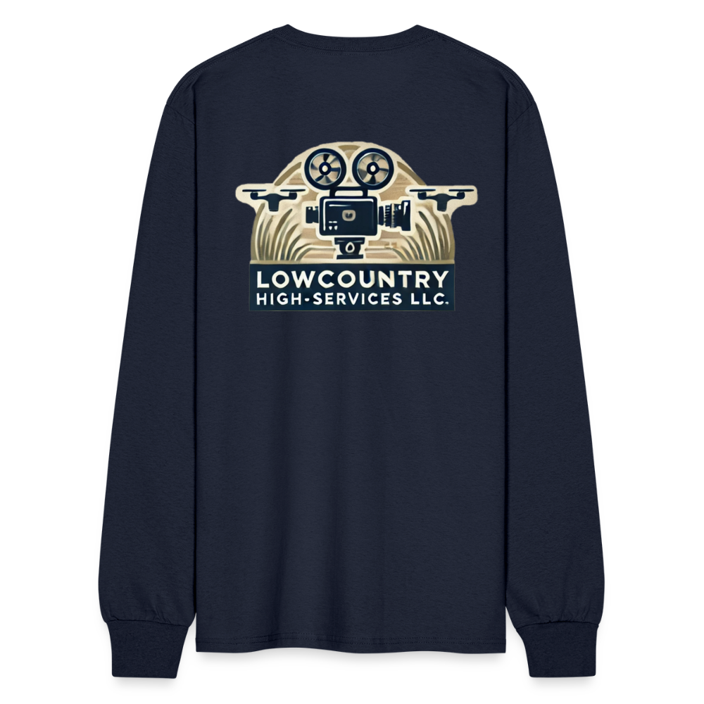 Men's Long Sleeve T-Shirt #2 - Lowcountry High-Services LLC - navy