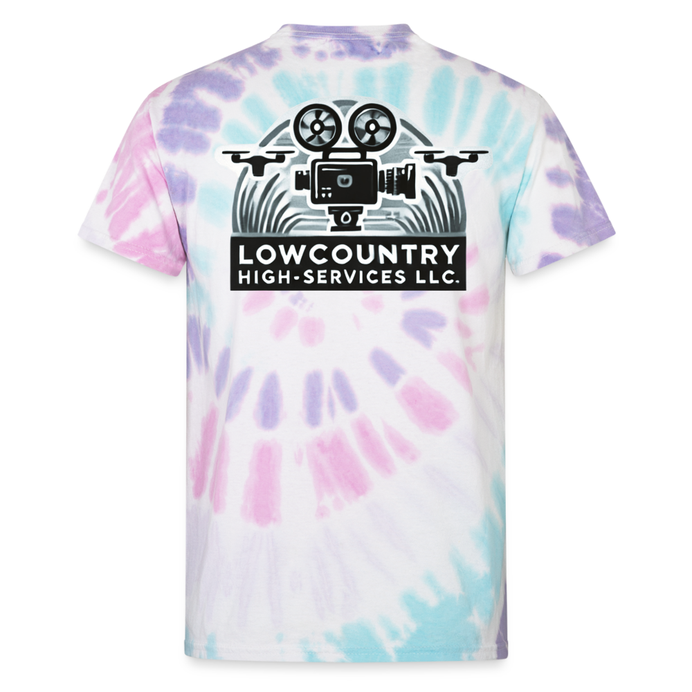 Lowcountry High-Services - Tie-Dye T-Shirt - Pastel Spiral