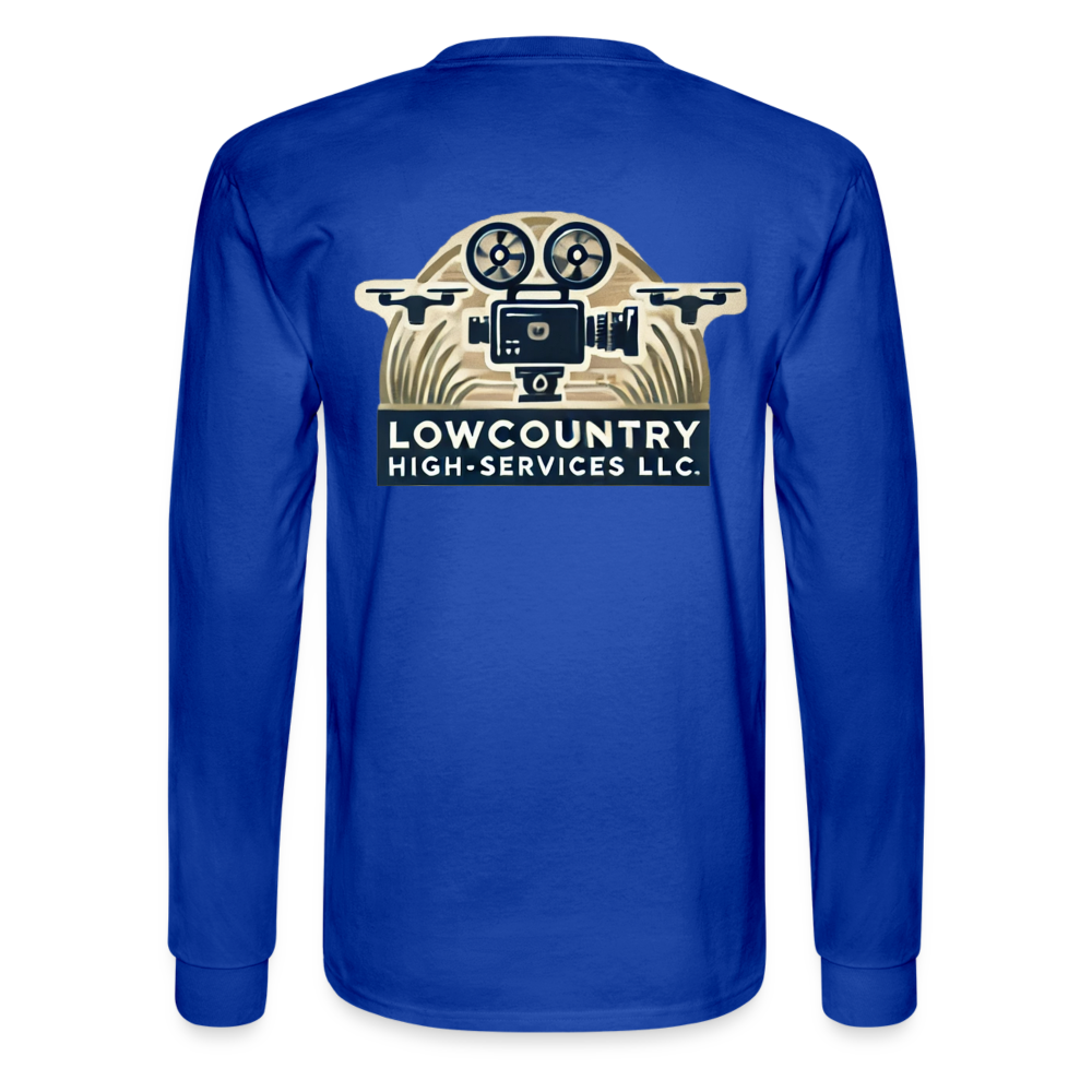 Men's Long Sleeve T-Shirt #2 - Lowcountry High-Services LLC - royal blue