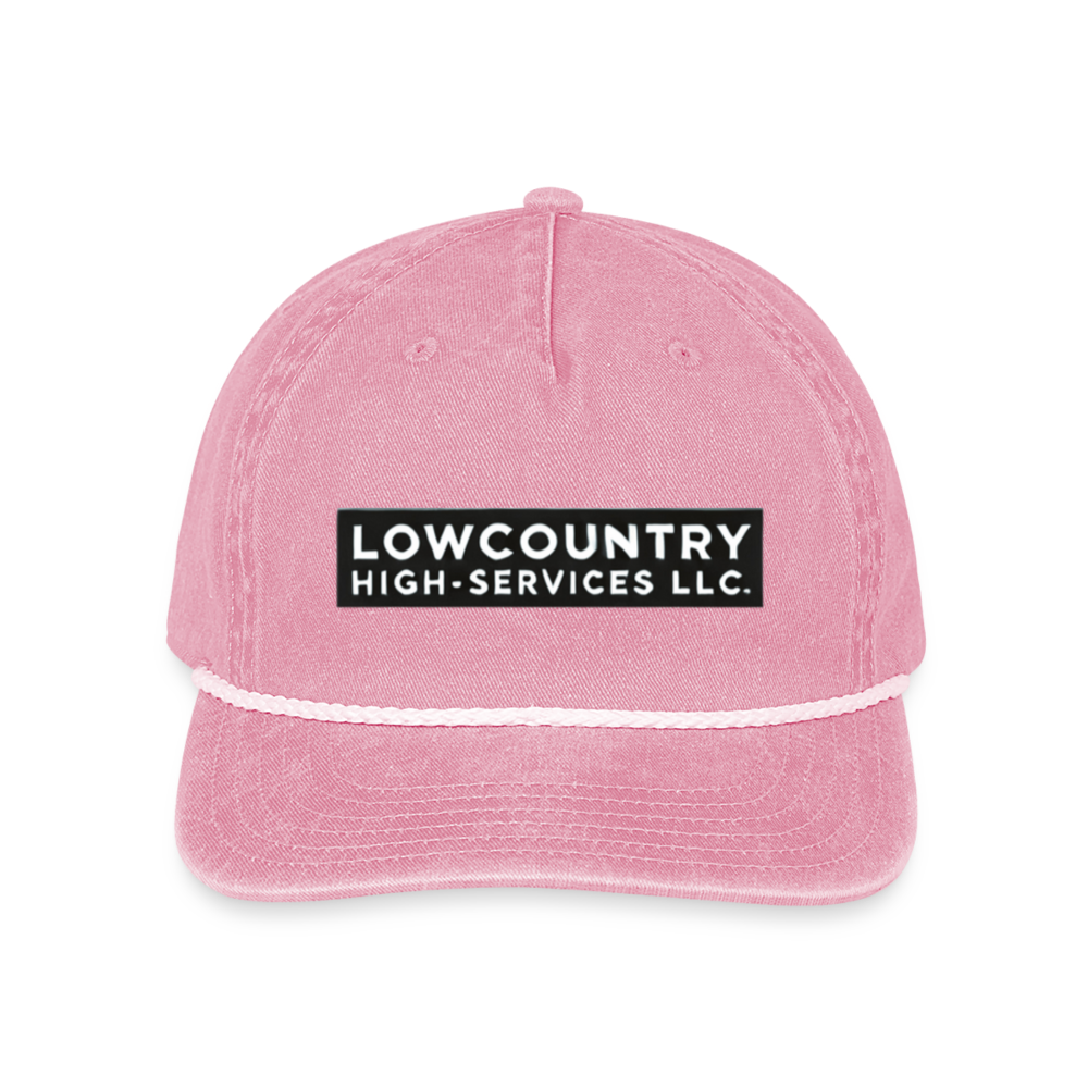 LCHS' #2 - Vintage Washed Rope Cap - washed pink