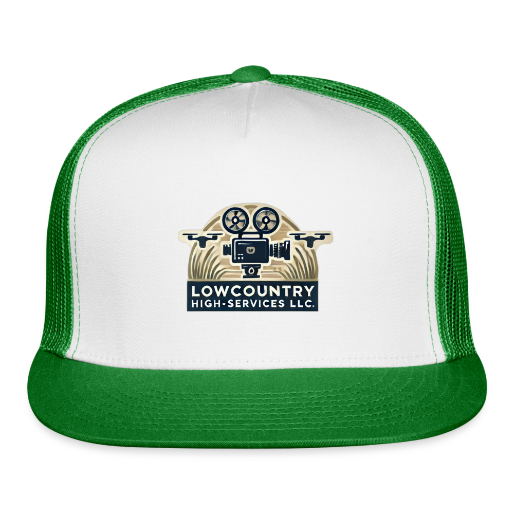 LCHS Trucker Cap 2 - white/kelly green