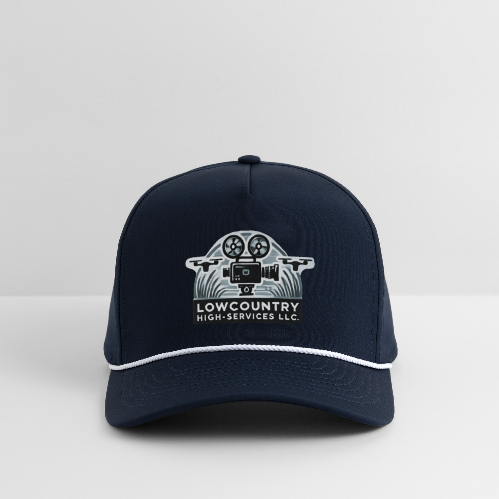 Lowcountry High-Services LLC - Rope Cap - navy/white