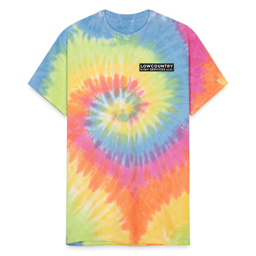 Lowcountry High-Services - Tie-Dye T-Shirt - rainbow