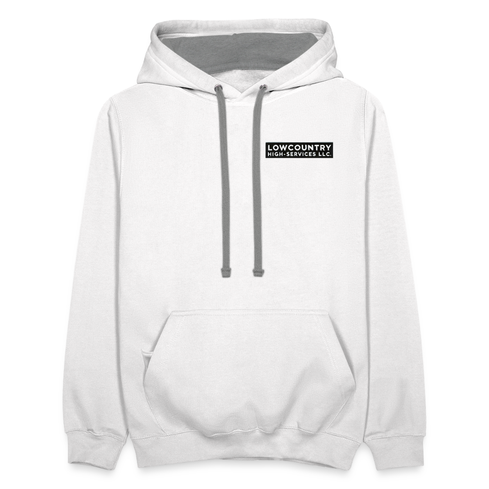 Lowcountry High-Services LLC - Hoodie - white/gray