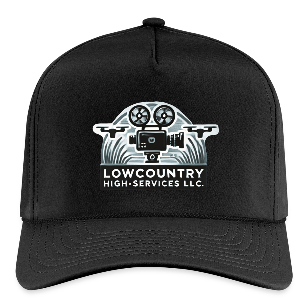 Lowcountry High-Services LLC - Rope Cap - black/black