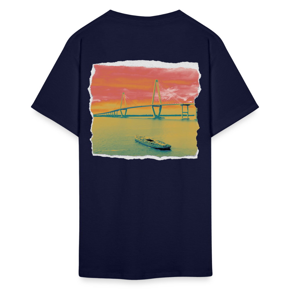 Lowcountry High-Services LLC - Bridge Graphic - Unisex Classic T-Shirt - navy