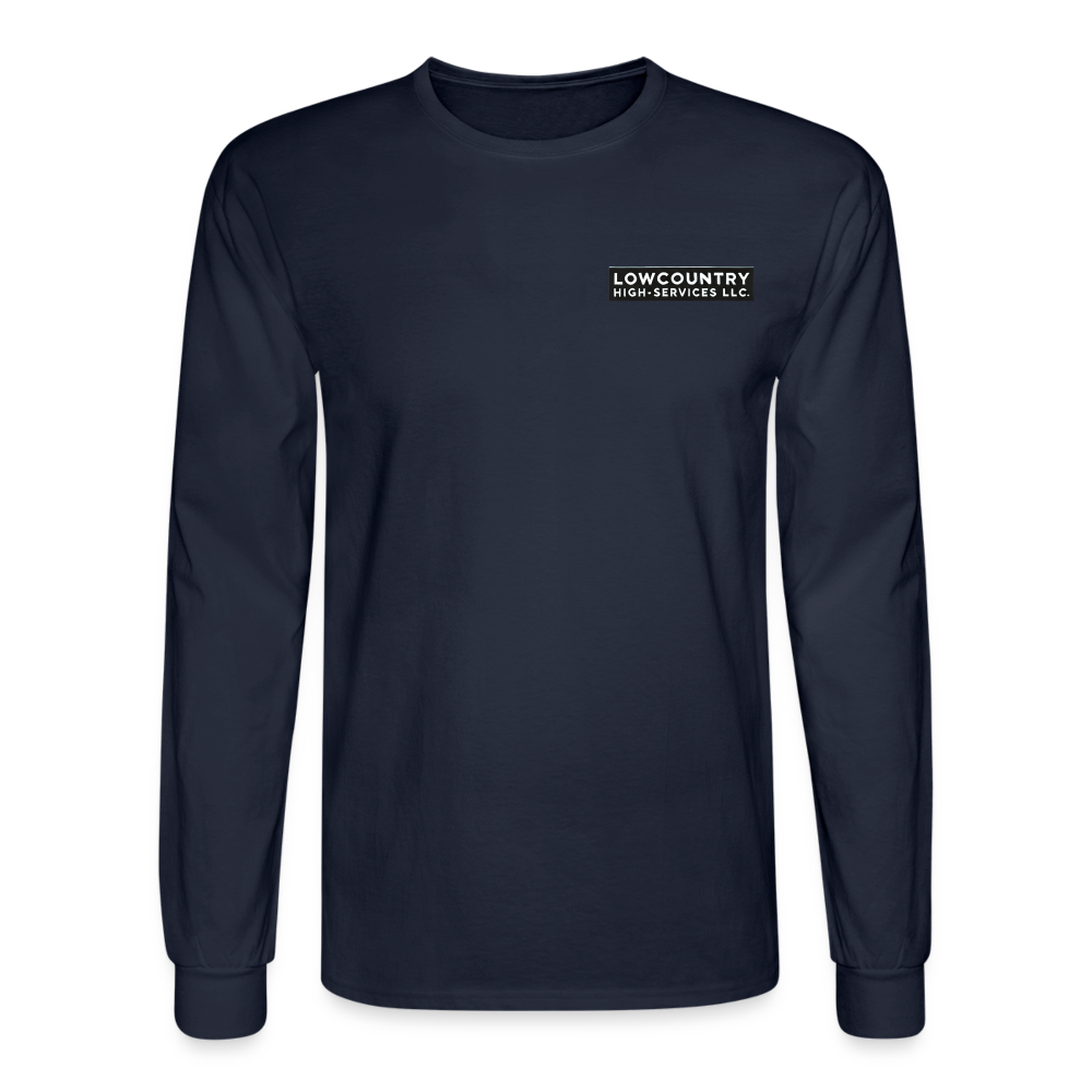 Men's Long Sleeve T-Shirt #2 - Lowcountry High-Services LLC - navy