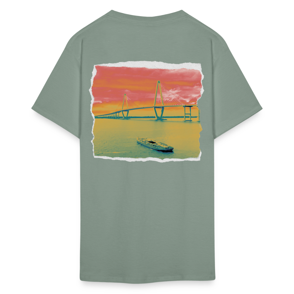 Lowcountry High-Services LLC - Bridge Graphic - Unisex Classic T-Shirt - sage