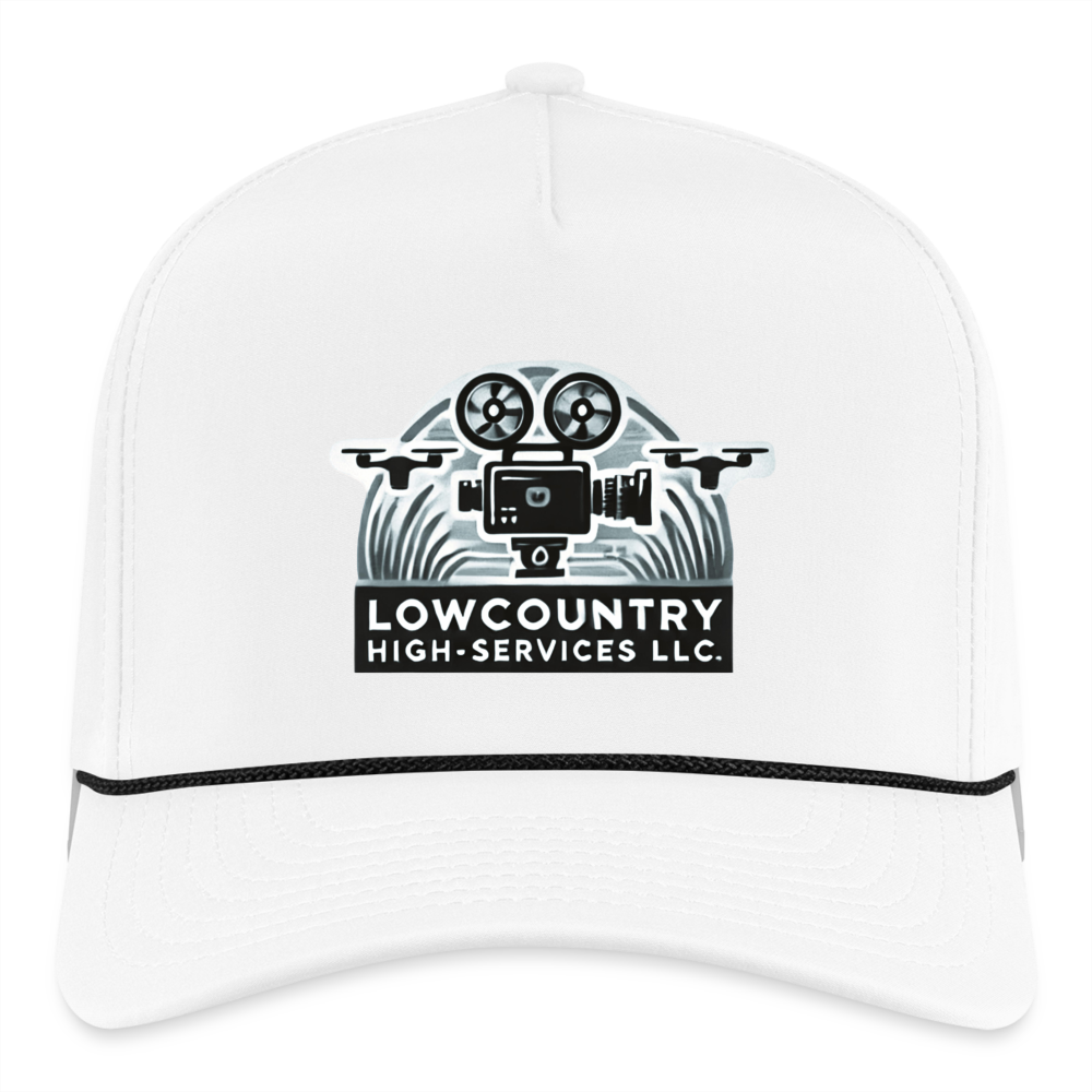 Lowcountry High-Services LLC - Rope Cap - white/black