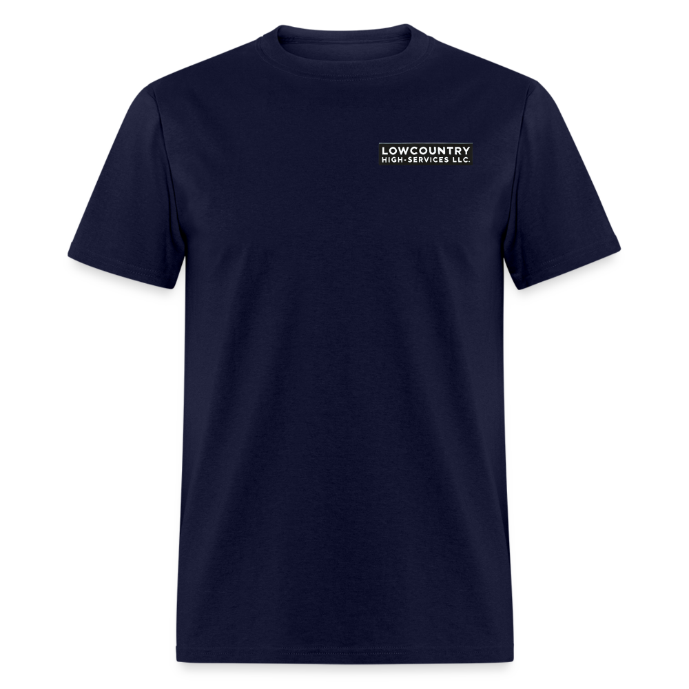 Lowcountry High-Services LLC - Bridge Graphic - Unisex Classic T-Shirt - navy
