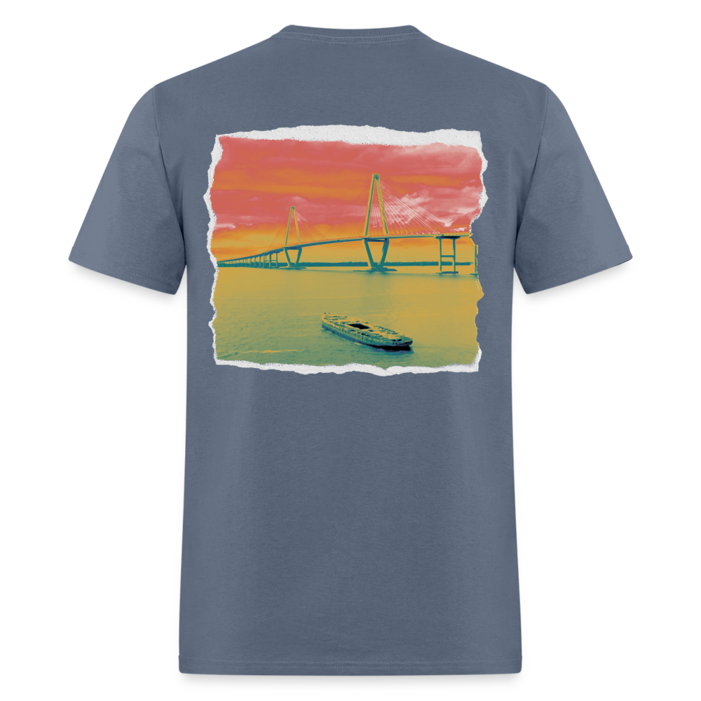 Lowcountry High-Services LLC - Bridge Graphic - Unisex Classic T-Shirt - denim