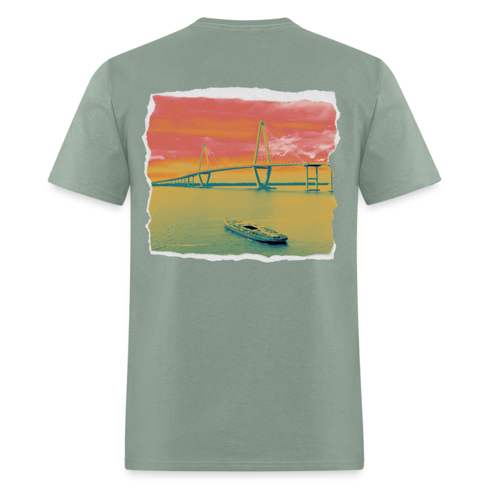 Lowcountry High-Services LLC - Bridge Graphic - Unisex Classic T-Shirt - sage