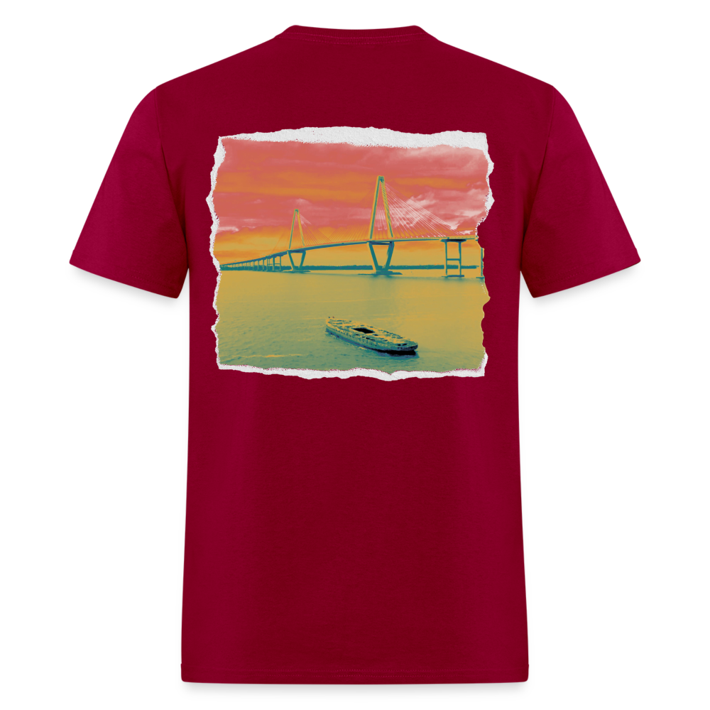 Lowcountry High-Services LLC - Bridge Graphic - Unisex Classic T-Shirt - dark red