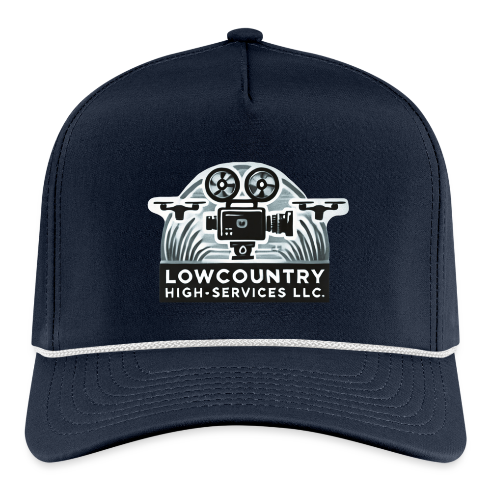Lowcountry High-Services LLC - Rope Cap - navy/white