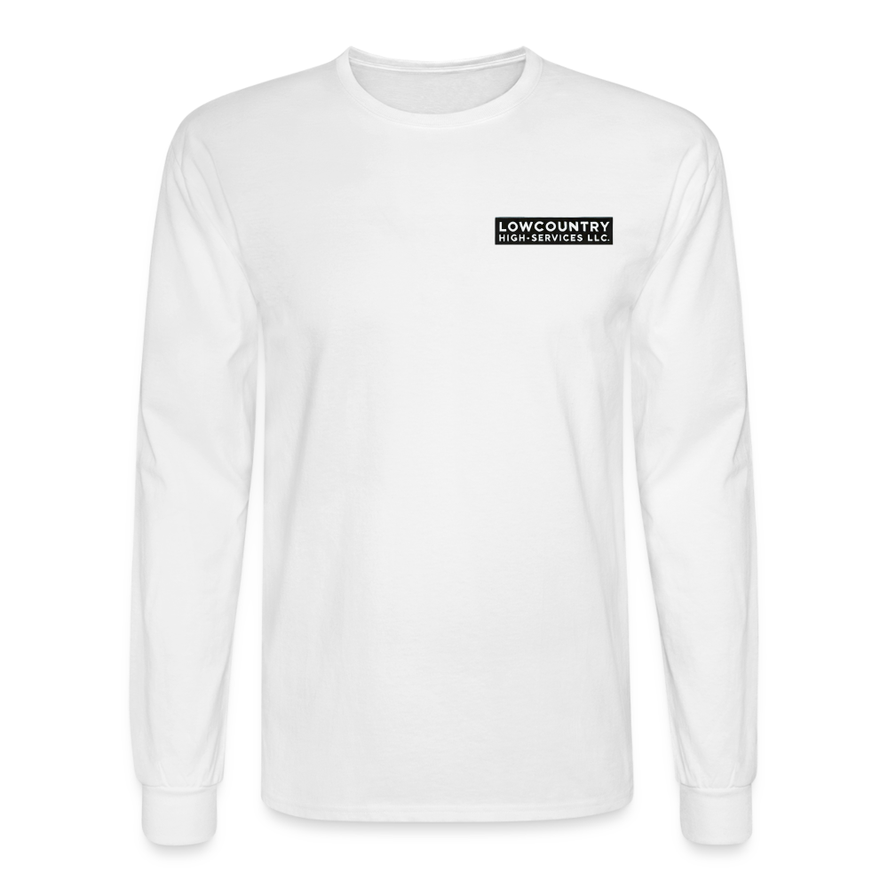 Men's Long Sleeve T-Shirt #2 - Lowcountry High-Services LLC - white