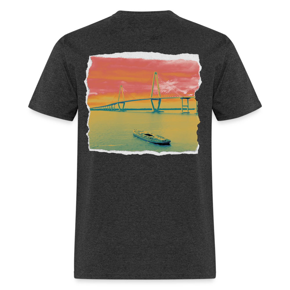 Lowcountry High-Services LLC - Bridge Graphic - Unisex Classic T-Shirt - heather black