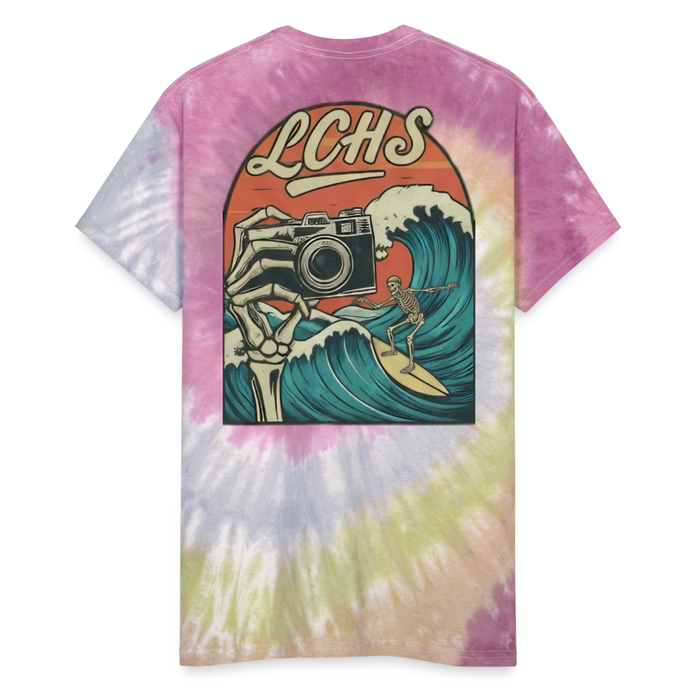 LCHS Unisex Tie Dye T-Shirt - Desert Rose