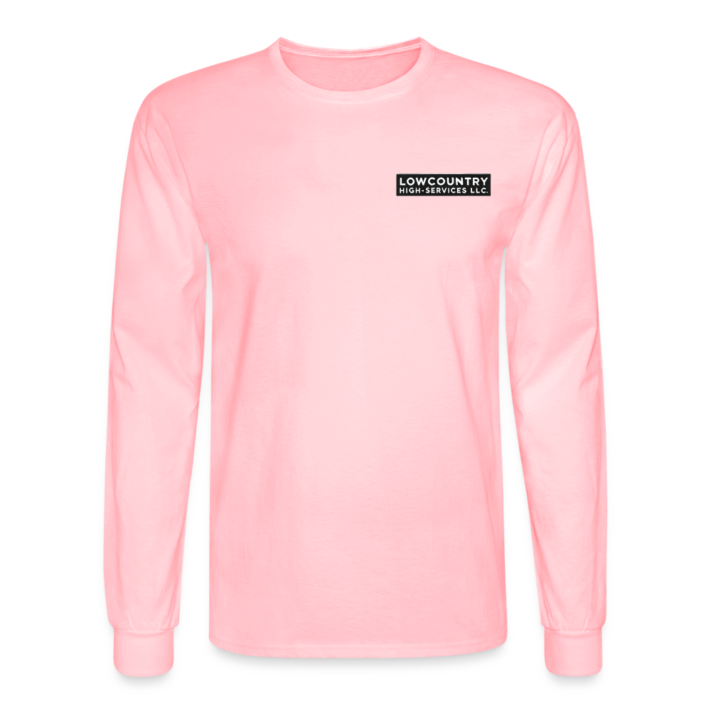 Men's Long Sleeve T-Shirt #2 - Lowcountry High-Services LLC - pink