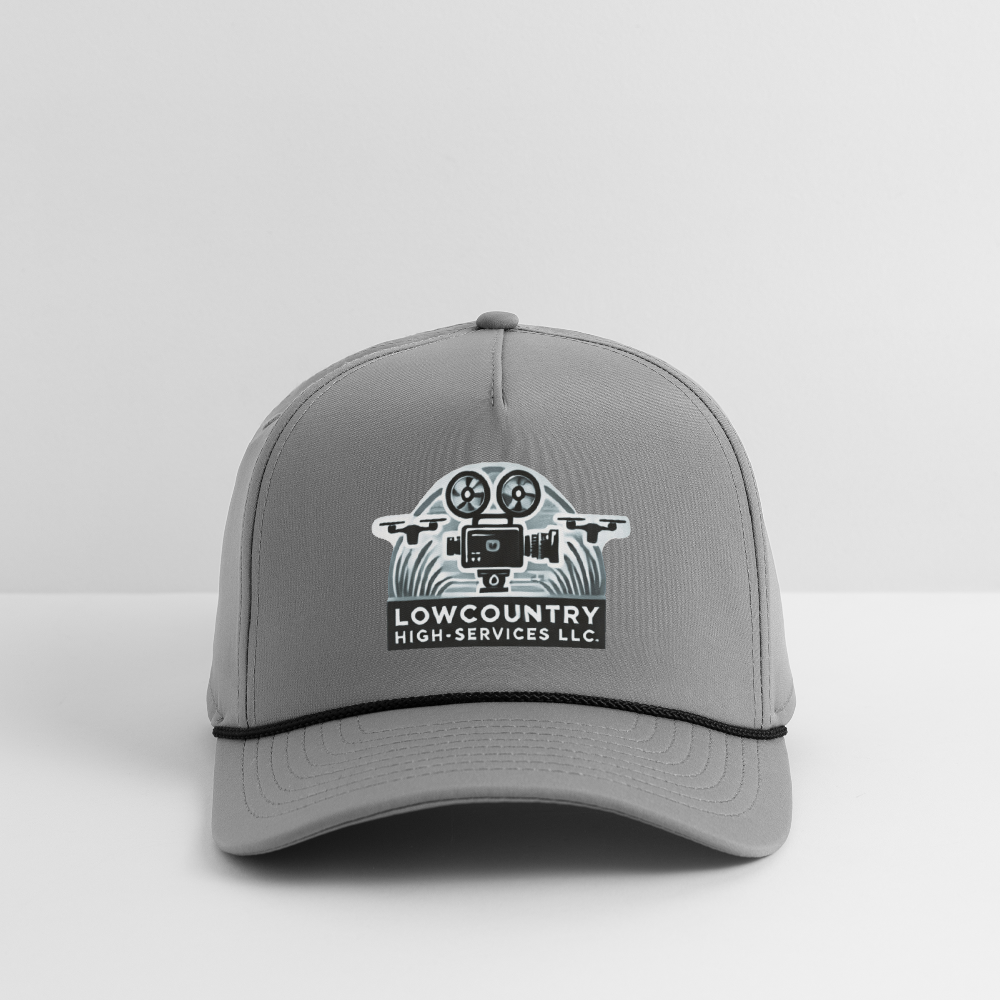 Lowcountry High-Services LLC - Rope Cap - gray/black