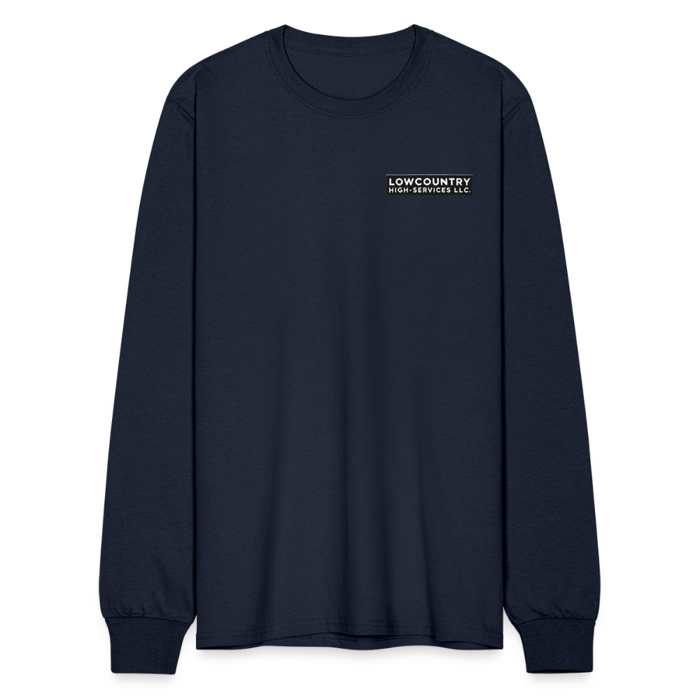 Men's Long Sleeve T-Shirt #2 - Lowcountry High-Services LLC - navy
