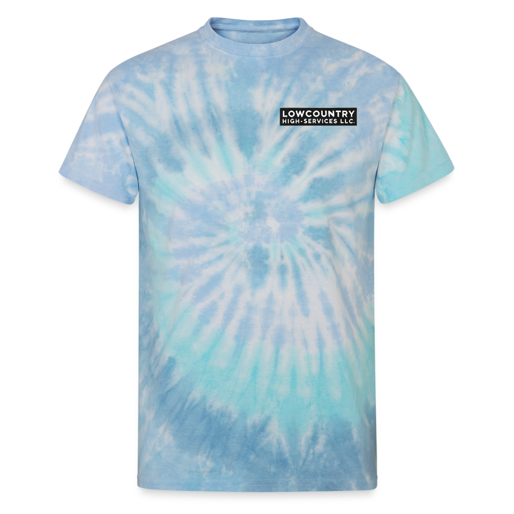 Lowcountry High-Services - Tie-Dye T-Shirt - blue lagoon