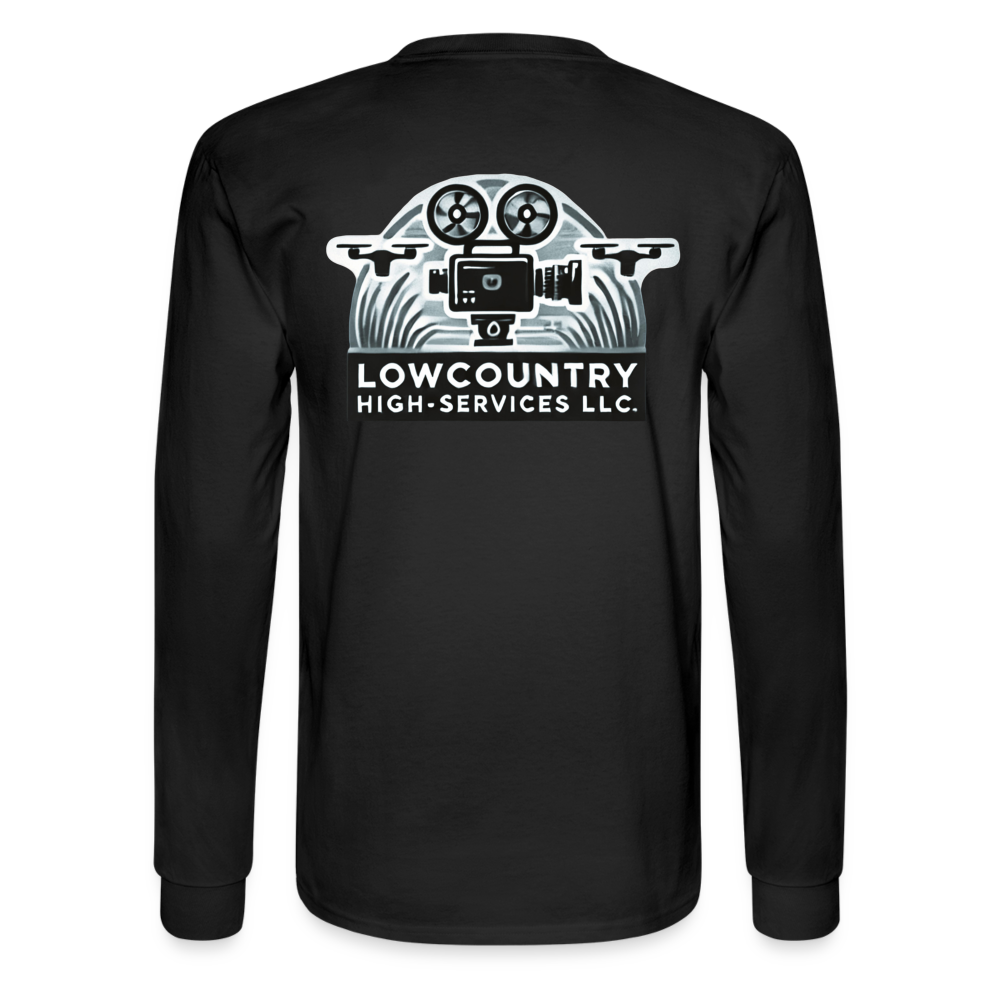 Men's Long Sleeve T-Shirt - Lowcountry High-Services LLC - black