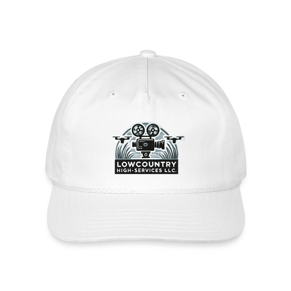 LCHS' #1 - Vintage Washed Rope Cap - white