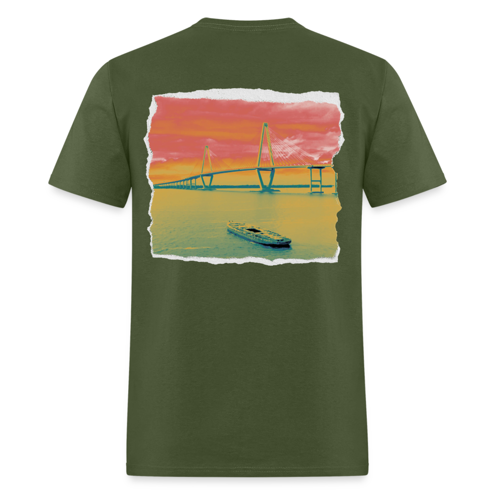 Lowcountry High-Services LLC - Bridge Graphic - Unisex Classic T-Shirt - military green