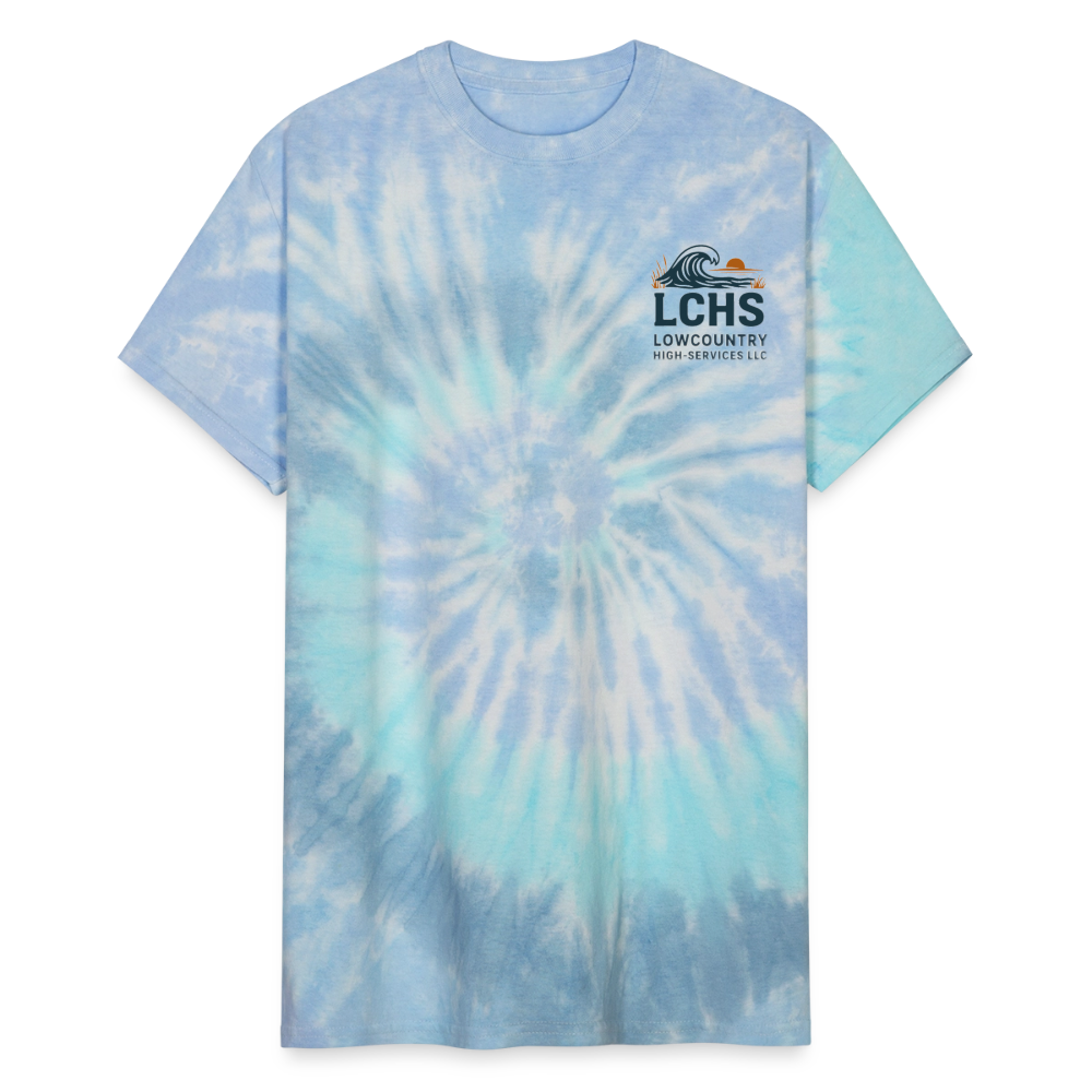 LCHS Unisex Tie Dye T-Shirt - blue lagoon