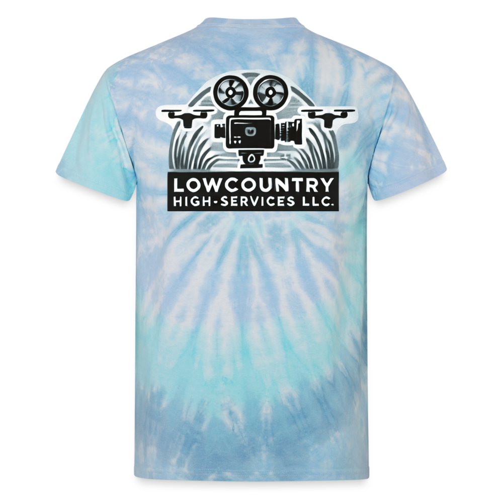 Lowcountry High-Services - Tie-Dye T-Shirt - blue lagoon